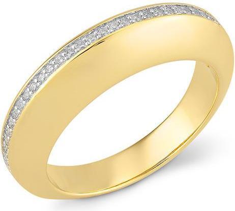 Breuning RING - BRILL. 0,17 Ct. H/si (53, 585/14 K Gold)