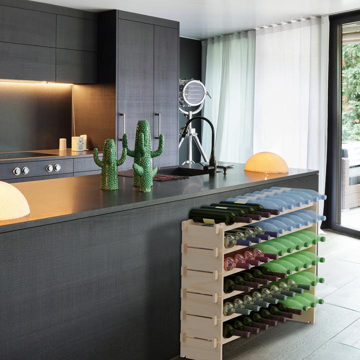 Actual product image Relaxdays Weinregal (103 x 25 x 120 cm, 100 Fl.)