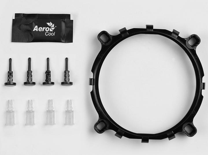 Actual product image AeroCool Core Plus ARGB PWM 4P/12cm Intel/AMD (83 mm)