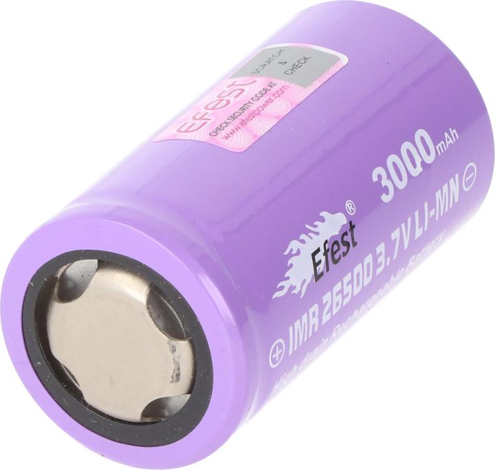 Image du produit Efest Akku IMR 26500 Pluspol flach (1 pcs, 26500, 3000 mAh)