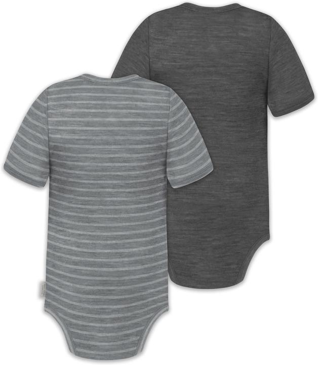 Produktbild Normani 2er Set Baby Merino Kurzarmbody „Tihoi" - 9317 (74)