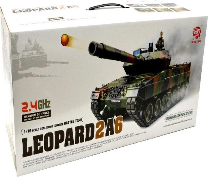 Produktbild Es-toys Heng Long RC Panzer German Leopard 2A6 (RTR Ready-to-Run)
