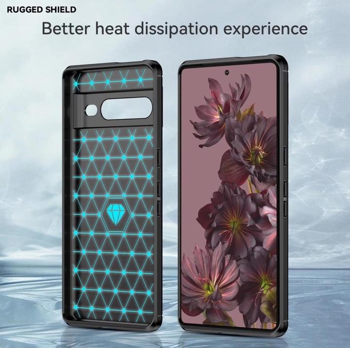 Actual product image Screenguard Carbon Brushed Soft TPU Case (Google Pixel 7 Pro)