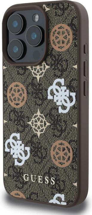 Immagine prodotto Guess Custodia rigida in PU 4G Design con Peonia (Apple iPhone 16 Pro Max)