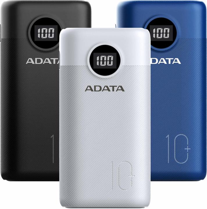 Actual product image Adata Power Pack P10000QCD (10000 mAh, 22.50 W, 37 Wh)