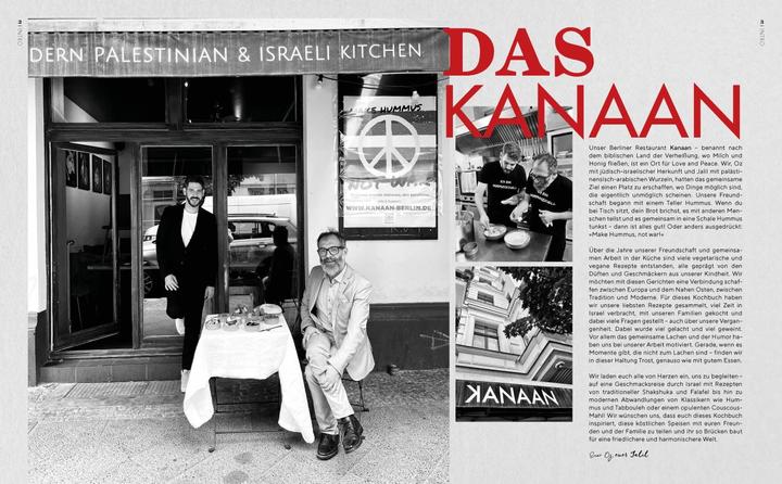 Produktbild Kanaan - das israelisch-palästinensische Kochbuch (Deutsch, Elissavet Patrikiou, Jalil Dabit, Oz Ben David, 2023)