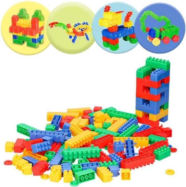 Actual product image Let's Play Set of klocków konstrukcyjnych for children (set of 4)