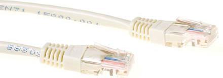 Produktbild Ivory 1 meter U/UTP CAT5E patch cable with RJ45 connectors CAT5E U/UTP IVORY 1.00M (U/UTP, CAT5e, 1 m)