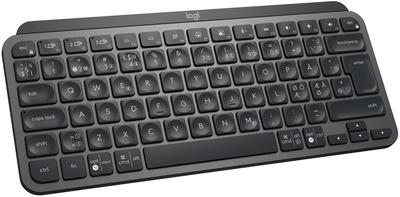 Image du produit Logitech MX Keys Mini for Business, Mini, RF sans fil + Bluetooth, Commutateur de touche « ciseaux » (ING. Int., Sans fil)