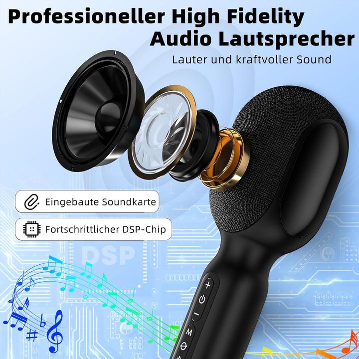 Image du produit StageSound LED Karaoke Mikrofon