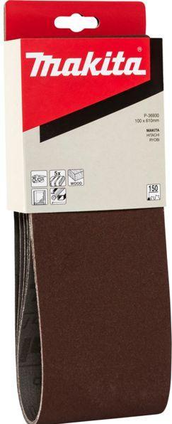 Produktbild Makita Schleifband 100x610mm Korn 150 ( 5 Stück ) (150)