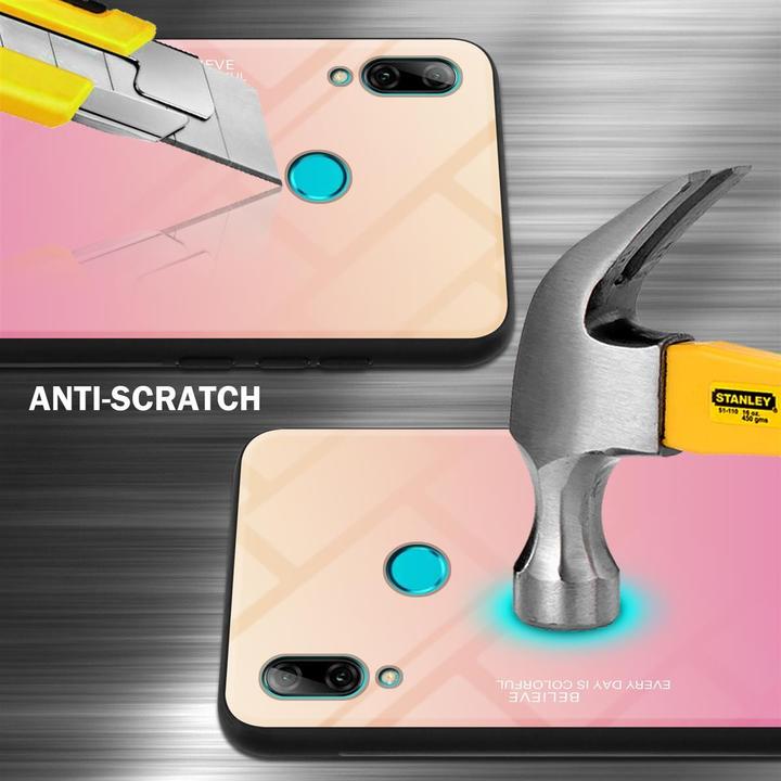 Immagine prodotto Cadorabo Copertura in vetro TPU 2 colori (Huawei P Smart+ (2019))
