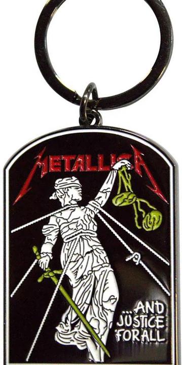 Metallica And Justice For All Emaille Schlüsselanhänger Grabstein