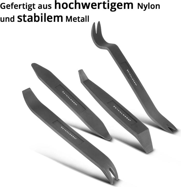 Produktbild Stahlwerk 2 x Kfz Radio Ausbauset 12-teilig Ausbauwerkzeug Demontage Werkzeug