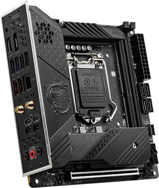 Actual product image MSI MEG Z590I UNIFY (LGA 1200, Intel Z590, Mini-ITX)