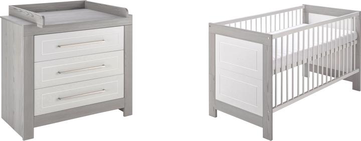 Produktbild Schardt SCANDIC Sparset aus Kombi-Kinderbett, Umbauseiten, Wickelkommode (Wickelkommode)
