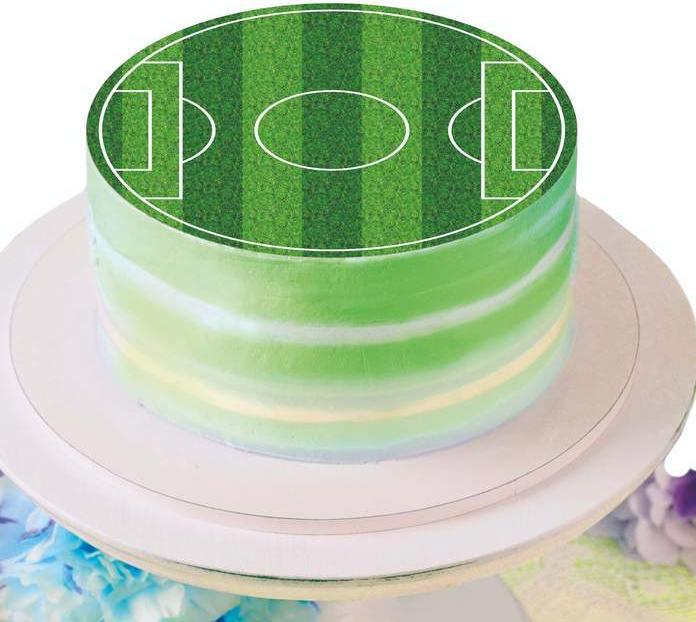 Produktbild Dekoback Cake Topper aus Esspapier Fussballfeld