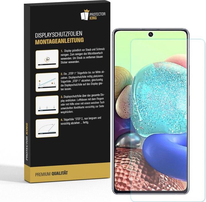 Produktbild Protectorking 4x Panzerfolie Anti-Shock HD Klar (4 Stück, Samsung Galaxy A71)