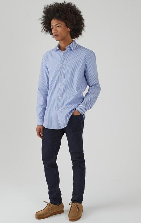Immagine prodotto La Redoute Collections Camicia a righe con collo francese (L)