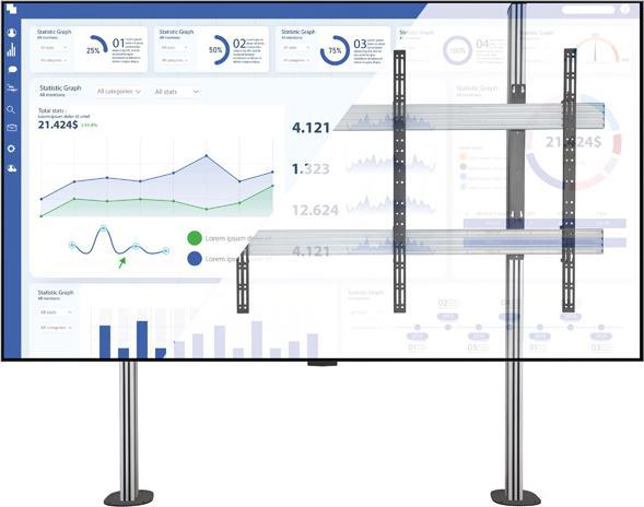 Produktbild b-tech Bolt Down Stand for 136 inch
