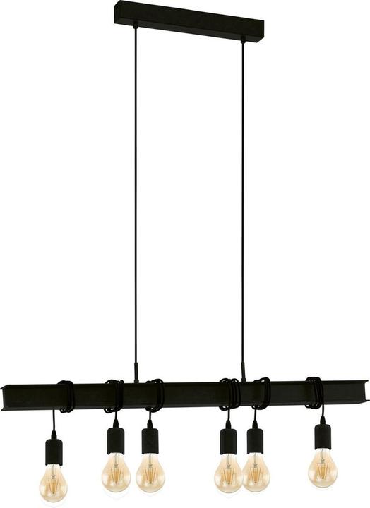 Immagine prodotto EGLO Townshend 6 Hanging Lamp - E27 - 100,5 cm - Schwarz (E27)