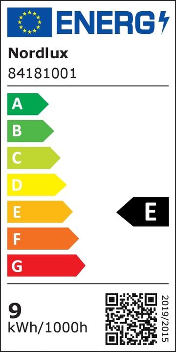Energy Label Nordlux LED exterior wall light 6 W warm (570 lm, IP54)