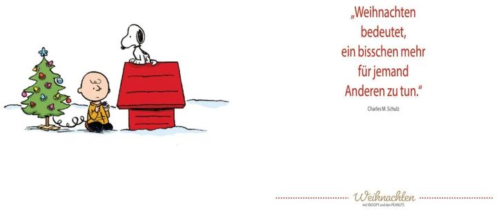 Produktbild Peanuts Geschenkbuch: Frohe Weihnachten mit Snoopy und den Peanuts
