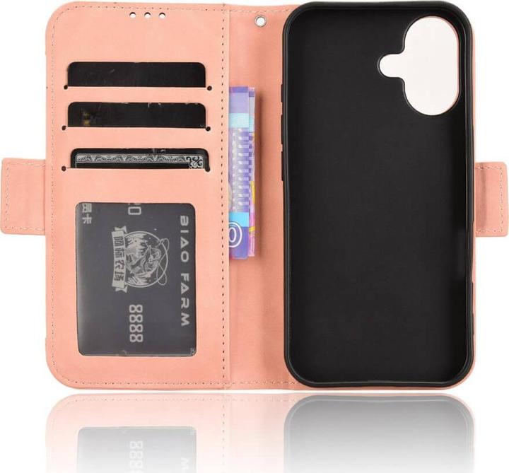 Produktbild Cover-Discount iPhone 16 - Etui viele Kartenfächer (Apple iPhone 16)