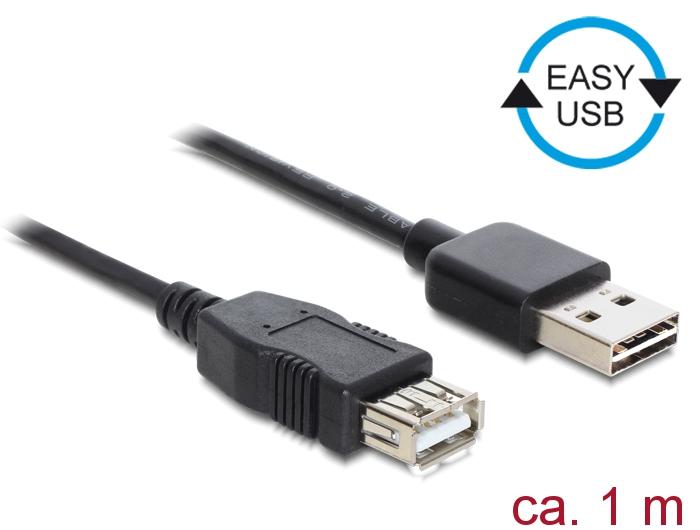 Produktbild Delock Easy-USB 2.0 (1 m, USB 2.0, 2.50 W)