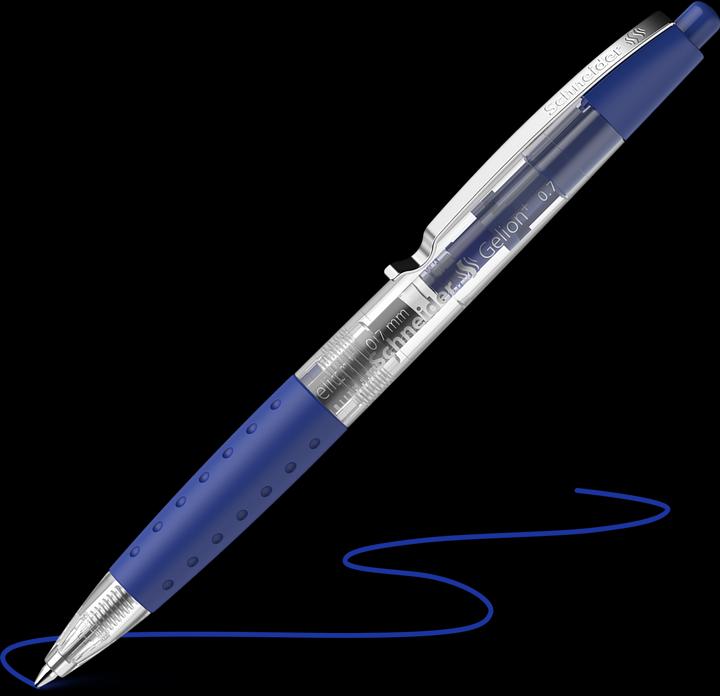 Actual product image Schneider Gel pen Gelion 1 (Blue, Transparent, 1 x)