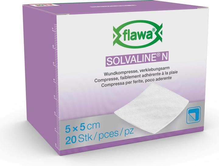 Flawa Solvaline N Kompressen 5x5cm steril