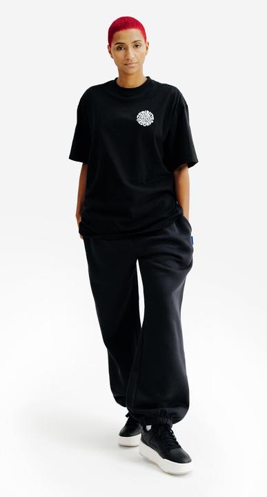 Image du produit Decathlon T-shirt graph relax mixte, noir (XS)