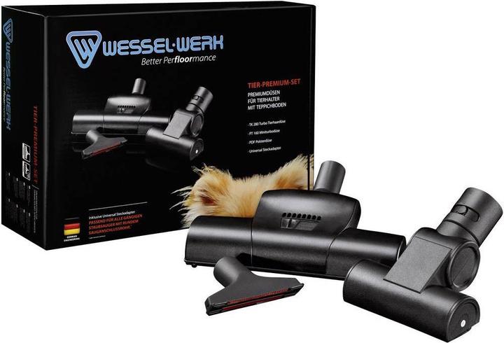 Produktbild Wessel-Werk Staubsaugerdüsen Tier Premium Set 3 teilig