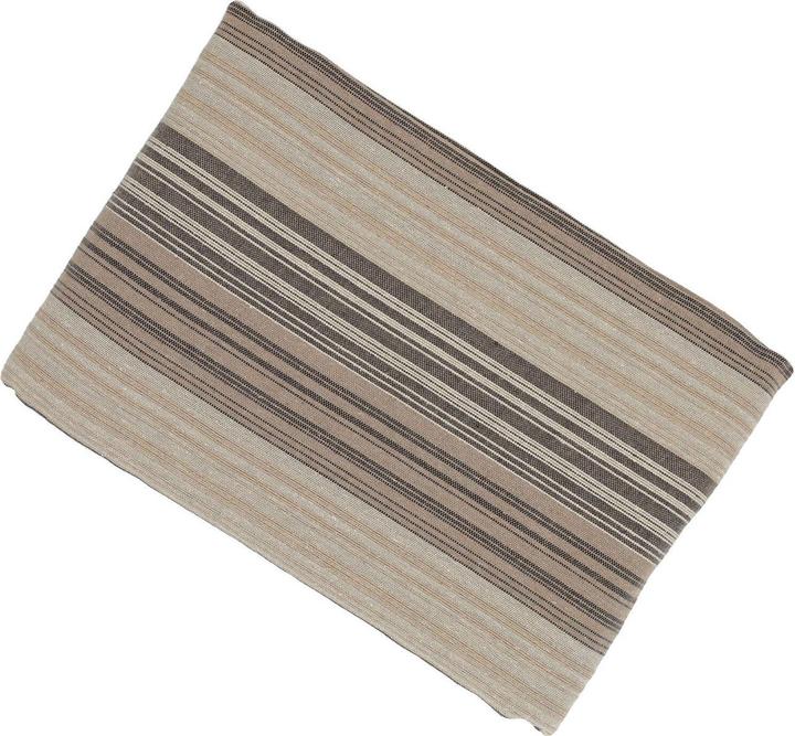 Produktbild Casativo Maxi Tagesdecke gestreift aus 100% Baumwolle, braun, 300 x 260 cm (300 x 260 cm)