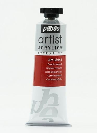 Actual product image Pebeo Artist Acrylics extrafine (Naphtal Crimson, 37 ml)