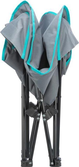 Produktbild Trixie Camping-Bett, bis 35 kg, 88 x 32 cm, Dunkelgrau/Petrol (Hund)
