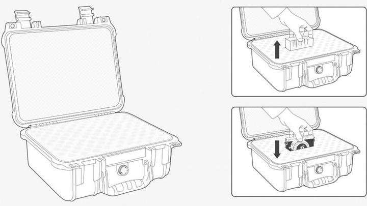 Image du produit Toolcraft TO-7746843 Boîte de transport (L x l x H) 250 x 270 x 125 mm