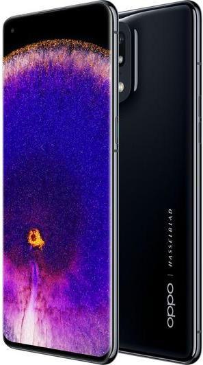 Actual product image OPPO Find X5 Pro (256 GB, Glaze Black, 6.70", Hybrid Dual SIM + eSIM, 5G)