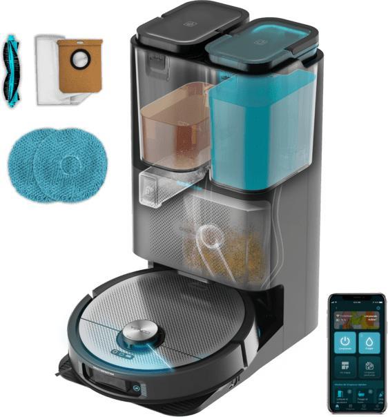 Actual product image Cecotec Saugroboter Conga 20090 ProAI InfinitySoap Cut&Spa. 8000 Pa, Lasertechnologie, Selbstreinigu (Vacuum mopping robot)