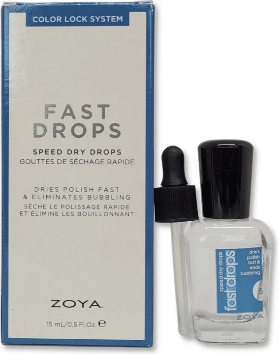 Zoya FAST DROP Nagellack Schnelltrockner (Transparent, Top Coat)