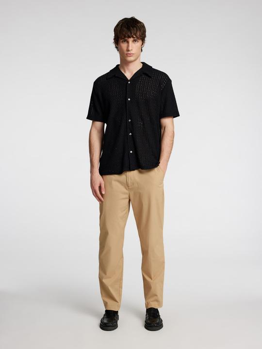 Actual product image Selected Homme Jacquard Strick Kurzarmhemd (XXL)