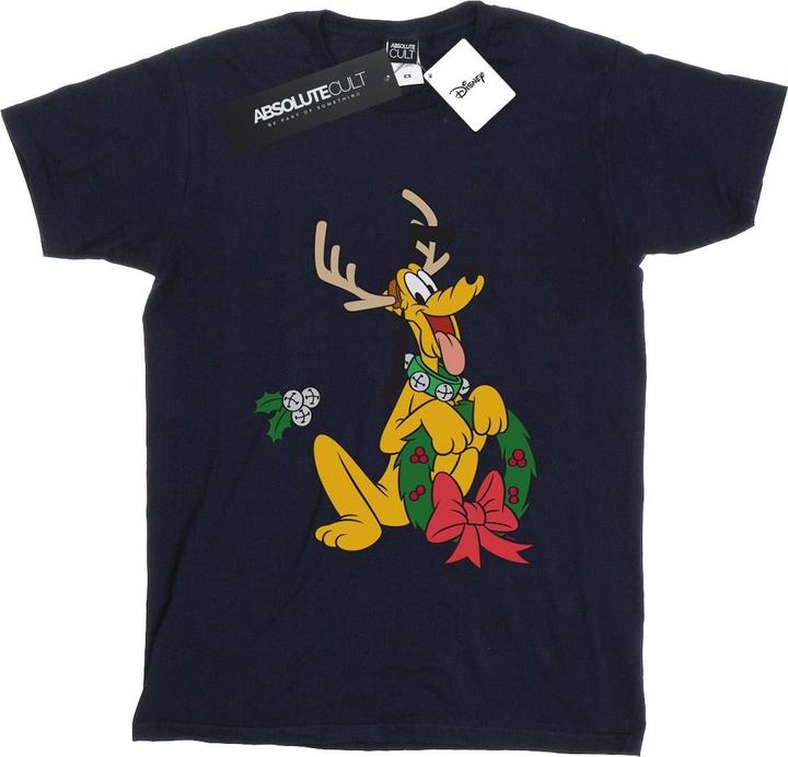 Disney Pluto Christmas Reindeer TShirt (S)