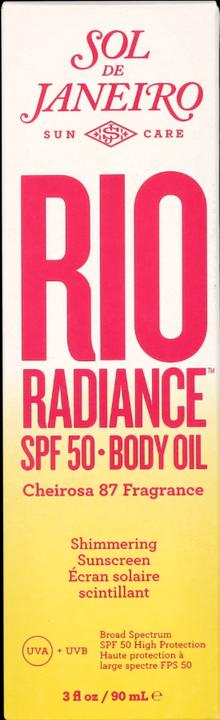 Immagine prodotto Sol de Janeiro Rio Radiance SPF 50 Olio per il corpo 90 ml (Olio abbronzatura, SPF 50, 90 ml)