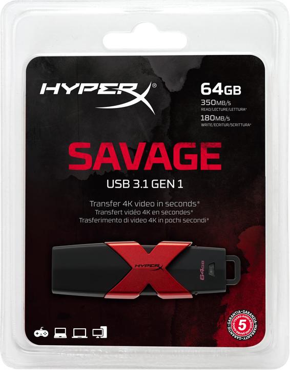 Produktbild HyperX Savage (64 GB, USB-A)