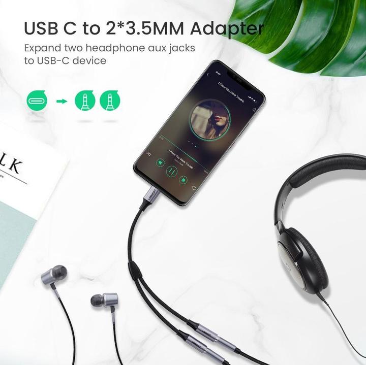 Produktbild Ugreen USB-C – 3.5mm Buchse (0.25 m, 3.5mm Klinke (AUX))