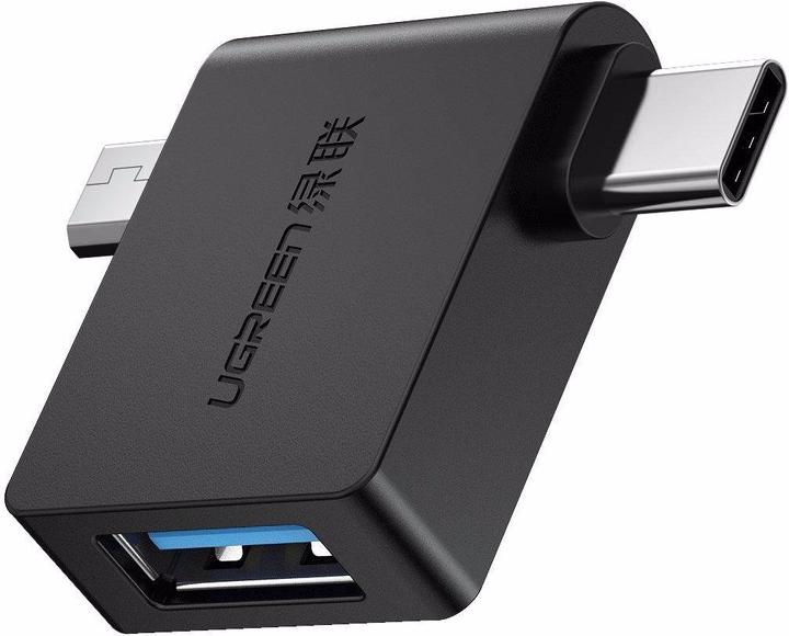 Produktbild Ugreen Micro USB + USB-C zu USB-A 3.0 Adapter (USB Typ C, USB-A)
