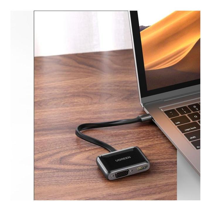 Produktbild Ugreen USB-C zu HDMI + VGA Adapter (USB Typ-C, 6 cm)