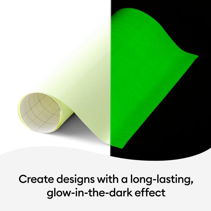 Immagine prodotto Cricut Vinile fosforescente rimovibile 30x60cm 1 foglio Glow in the dark (P) (1 x)
