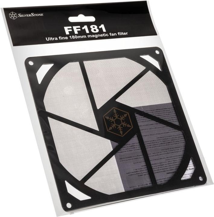 Actual product image Silverstone SST-FF181B 180mm fan filter