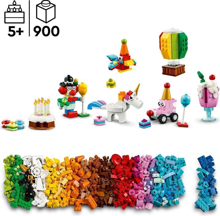 Produktbild LEGO Party Kreativ-Bauset (11029, LEGO Classic)